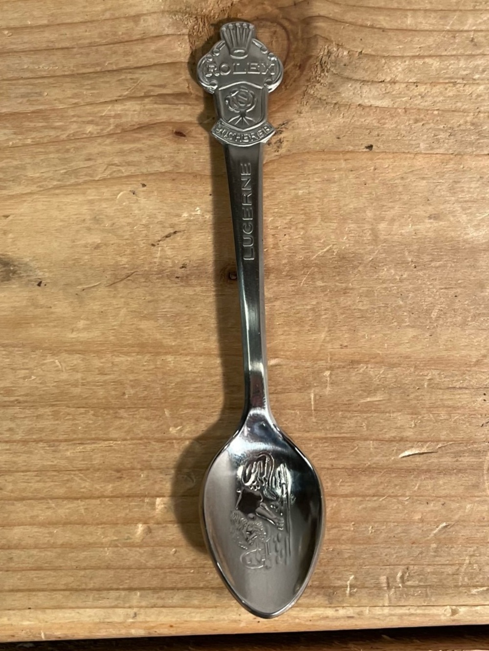 Vintage Rolex Lucerne Watch Spoon Bucherer of Switzerland Collector Souvenir